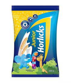 Horlicks Junior Health And Nutrition Drink With Vanilla Flavour- 400g, Pouch